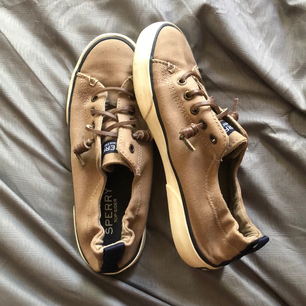 Sperry taupe sneakers
